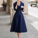 2026 Spring New Collection: Cross-Border European And American Foreign Trade Women's Clothing - Elegant Solid Color_ecoleips.com
