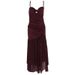 Slim Sexy Halter Strap Dress New Summer Hollow Out Slit Dress For Beach Vacation_ecoleips.com