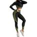 Women's Clothing Sports Yoga Suits Fitness Vest Jacket High Waist Yoga Pants Three Piece Set_ecoleips.com
