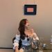 Women's Off-Shoulder Crop Top High-Waisted Puff Sleeves Spring/Summer 2024 Trendy Style_ecoleips.com