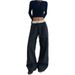 Retro Wide Leg Plaid Pants Summer Style Loose Fit Slimming Curved Blade Relaxed Sporty Casual For Men And Women_ecoleips.com
