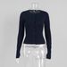 Cross-Border Long-Sleeve European And American 2026 Autumn Winter New Slim Fit Knitted Base Shirt Sweater Cardigan For_ecoleips.com