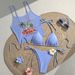 2026 Halter Bikini Women's Sexy Tropical Fruit Print Vacation Style Swimsuit European And American New Cross Border E-commerce_ecoleips.com
