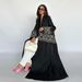 Verve Mq131 Women's Embroidered Cardigan Robe Dubai Coat Muslim_ecoleips.com