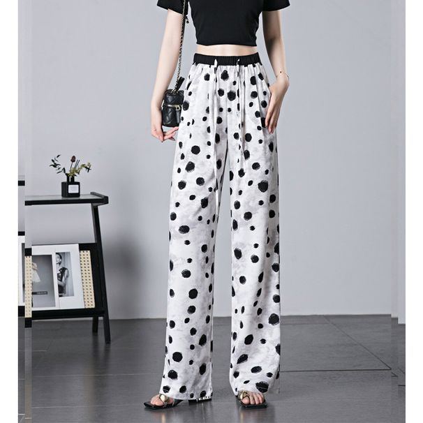 Summer New Women's Straight Leg Pants Digital Print Chinese Style National Trend Versatile Clothing for Men_ecoleips.com