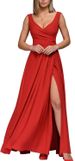 Women's Clothing Summer Solid Color Sleeveless Waist Dress Group Dress Long Skirt_ecoleips.com