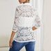 Elegant Solid Color Women's Blazer Fashion Lace Trimmed Outerwear for Spring 2026 Cross Border Trade_ecoleips.com