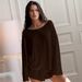 European And American Autumn New White Knitted Loose Wearable Women's Pajama Set Cross-Border Wholesale Homewear_ecoleips.com