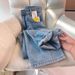 Women's Clothing This Year's Popular Blue High Waist Wide Leg Straight Jeans For Women Spring New Style Fashion Versatile Pants_ecoleips.com