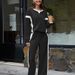 Women’s Casual Loose-Fit Two-Piece Set – Trendy Sportswear For Autumn & Winter (Black/Off-White/Navy/Green/Red, S-XXL)_ecoleips.com