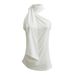 Women's Clothing Autumn New Design Fashionable And Versatile Casual Ribbon Irregular Vest_ecoleips.com