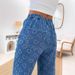 Women's Clothing Autumn And Winter New Casual Denim Trousers Love Hook Flower Washed Straight Jeans Women's_ecoleips.com