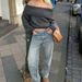 2024 Autumn New Urban Style Russian Versatile Off-Shoulder Pullover Knitted Sweater_ecoleips.com