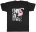 Women's T-Shirts Stand Tall & Flamingle Funny Flamingo Gossip Mens T-Shirt Tee Gift Top_ecoleips.com