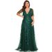 Large Size Bridesmaid Dress Toast Evening Dress 2025 New Beaded Mesh Slim Banquet Host Dress_ecoleips.com