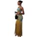 Summer Retro Printed Tassel Maxi Dress Sexy Backless Women Dress Vintage Floral Bohemian Long Dress For Women Summer Vacation_ecoleips.com