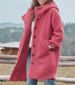 Women's Clothing Casual Style Trench Coat Long Sleeves Loose Fit Autumn Street Style Outerwear_ecoleips.com