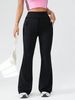 Women's Clothing High Waist Yoga Flared Pants Hip Lifting Slimming Casual Open And Slightly Flared Pants Sports Fitness Trousers_ecoleips.com