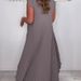 Women's Style Two Piece Set Round Neck Solid Color Raglan Sleeve Top With Pleated Straight Leg Pants_ecoleips.com