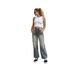 European Style Light Blue Wide-Leg Jeans For Women, Spring New Washed High-Waist Loose Fit Versatile Casual Straight-Leg_ecoleips.com