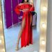 Beach Long Sleeve High Waist 2021 Set Strapless Dress Women's Fashion European And American Top Sexy Lazy Style_ecoleips.com