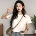 Women's Spring And Autumn Thin Mid-length Sweatshirt, Casual Style, BF Loose Fit, Versatile Base Shirt, Top, Jacket,_ecoleips.com