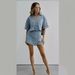 Women's Clothing Comfortable Casual Denim Suit For Women In Summer Loose And Slim POLO Short Sleeved Shirt Irregular Skirt And Pants Two Piece Suit_ecoleips.com