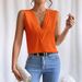 Women's Multi-Layer V-Neck Vest Top Solid Color American Style Casual Elegant Fashion Thin Blouse For Summer 2026_ecoleips.com