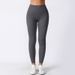 Women's High Waisted Ribbed Yoga Pants High Elastic Running Sports Fitness Tight Fitting Seamless Hip Lifting Yoga Wear For Autumn_ecoleips.com