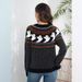 Halloween Ghost Knit Cardigan – Vintage Polka Dot Long Sleeve Open Front Sweater (Black, S-XXL)_ecoleips.com