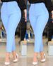 Women's Slim-Fit Polyester Ankle Pants – 12 Trendy Colors | Stretch Comfort | S-XXL | Office To Weekend Versatile Trousers_ecoleips.com