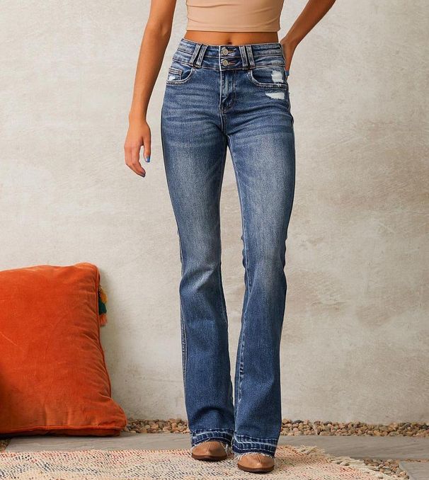 2025 Spring European And American Cross-Border Vintage Ripped Jeans Women's New Washed Street Style Long Pants_ecoleips.com