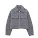 Explosive 2025 Spring And Autumn Women's Street Fashion Soft Knitted Short Jacket D69237_ecoleips.com