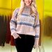 Women's Clothing Cozy Christmas Knit Sweater – Half-Turtleneck Snowflake Pullover For Women (S-XL)_ecoleips.com