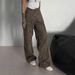 New European And American Spring/Autumn Leopard Print Versatile Jeans For Women, Vintage Design, Unique Loose Straight_ecoleips.com