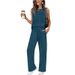 Spring Summer New Casual Women's Two Piece Set Pleated Vest Top Bottoms Matching European American Style Clothing Set_ecoleips.com