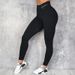 High Waist Yoga Pants With Butt Lifting Effect - Stretchy Tummy Control Leggings For Women, Breathable Workout Running Pants_ecoleips.com