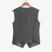 Women's Slim Fit Short Vest Suit Waistcoat Black 2025 Spring Autumn Outer Wear Layered Top Small Size_ecoleips.com