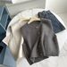 Gentle Single Breasted Small Gold Button Round Collar Slim Knitted Vest Vest For Women Korean Loose Waistcoat Top For Women_ecoleips.com