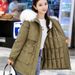 girl Mid-Length Down Jacket Winter 2025 New Korean Style Loose Thickened Parka Casual Women's Cotton Coat_ecoleips.com