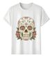 Women's T-Shirts Tshirt Muscle Freaks Style D?-a De Muertos Skull_ecoleips.com