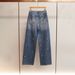Women's Stylish Slimming Floral Beaded Short Jacket Straight Leg Denim Suit Spring New Arrivals Heavy Duty_ecoleips.com
