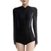 Aria Basics Dezilan Women's - New Japanese Korean Style Sporty One-Piece Swimsuit, Diving Suit, Slimming And Modest, Export Swimwear_ecoleips.com