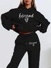 Women's Clothing Autumn And Winter Women's Clothing Printing Personality Leisure Two Piece Suit_ecoleips.com