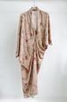 Aria Basics Aria Basics Elegant Temperament ~ Spanish Niche Design Silk Print Ink Smudge V-neck Irregular Flower Bud Dress For Women_ecoleips.com