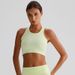 Women's Ribbed Sleeveless Sports Top Spring Summer New Arrival Can Be Worn as Outerwear for Pilates And Yoga_ecoleips.com