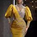 Women's Clothing spring and summer women's wedding dress with big swing sexy gold sprinkled dress trailing banquet evening dress_ecoleips.com