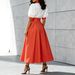 Women's Summer Fashion Casual Skirt Set American Style Professional Top And Long Skirt Two Piece Outfit_ecoleips.com