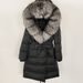 Women's Clothing Long Hooded Down Jacket With Fox Fur Trim - Lightweight Warm Winter Coat For Elegant Commute (Black + Multiple Color Options)_ecoleips.com