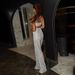 Women’s Clothing Glittery Look Nightclub Sexy Flash Navel Vest Set_ecoleips.com